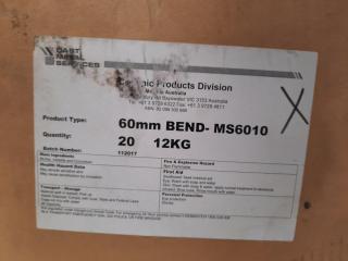 20 x CMS 60mm Ceramic Bend Tubes - MS6010
