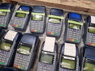 54x VeriFone Omni 3750 POS Credit Card Terminals, Faulty