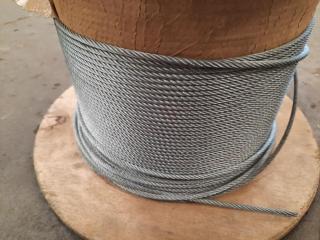 Coil of Galvanized Cable (Length Unknown)