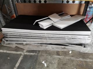 17x Commercial Ducting Insulation Sheets, 2400x1200x30mm Size