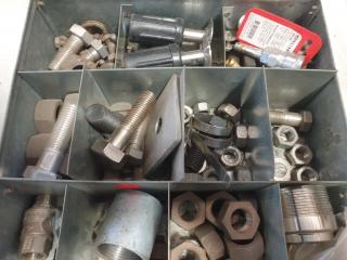 Tray of Nuts, Bolts and Fittings