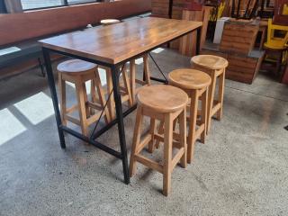 Bar Leaner and Stools