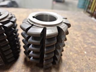 4 x Gear Hobber Cutters