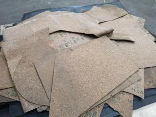 Assorted Offcut Sheets of Rubber, Cork, & Foam