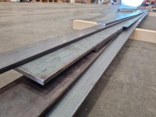 12x Assorted Flat Steel Lengths
