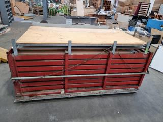 Large Industrial Drawer Shelving Rack Unit