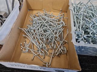 Assorted Bulk Lot of Retail Product Hooks