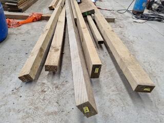 9x Assorted Lengths of Treated Timber