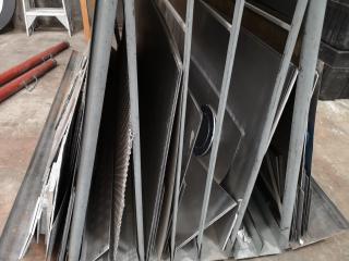 Industrial Material Storage Rack of Sheet Steel & Aluminum Materials