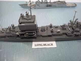 USS Long Beach (CGN-9) Cruiser and Escort