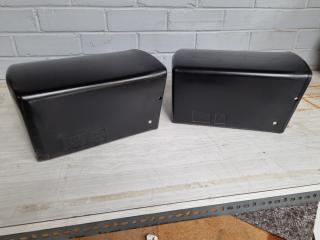 2x Black Driveway Mailboxes Letterboxes