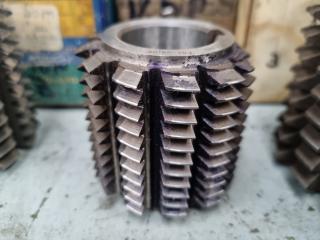 4 x Gear Hobber Cutters