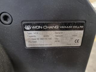 WonVac VCX155 3 Phase Rotary Claw Vacuum Pump