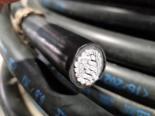Large Spool of Aluminium Electrical Cable
