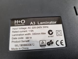 H+O A3 Laminator