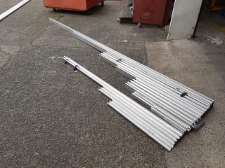 Lot of Aluminum Guide/Mounting Rails