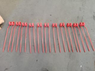 11x Swather Rake Tines to fit Caas 3000 Series Agricultural Rakes