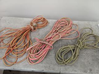 3x Power Extension Lead Cables