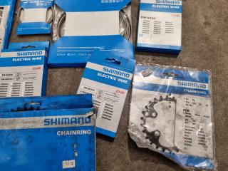 Assorted Shimano Branded Bike Parts & Components