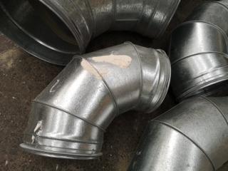 17x Assorted 90 Degree Ventilation Ducting Elbows