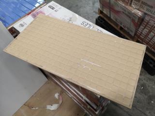 600x300mm Ceramic Wall Tiles, 9.0m2 Coverage