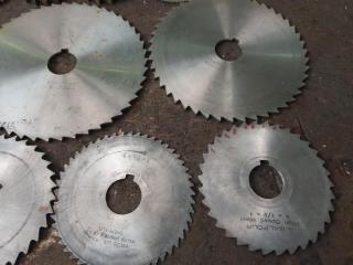 33 Assorted Milling Cutters