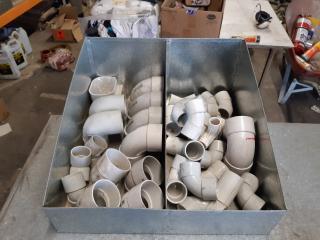 Tray Of Assorted PVC Piping Joints