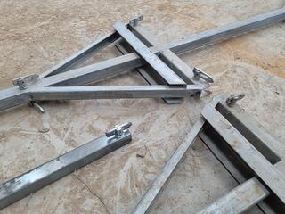 Assorted Temporary Roadworks Signage Support Frames & Base