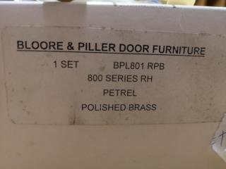 4x Stylish Quality Door Lever Handle Sets by Bloore & Piller, New