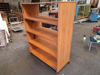 4 Shelf Mobile Shelving Unit