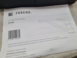 Foreno Le Tap Chrome Sink Mixer Kit, New