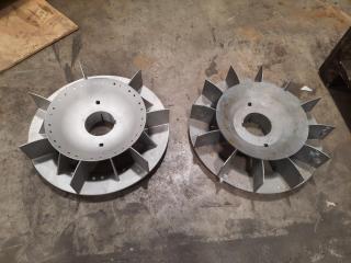 Pair of Cast Steel Generator Fans