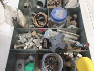 Tray of Nuts, Bolts and Fittings