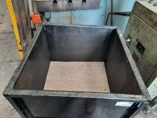 Industrial Storage Bin and Stand