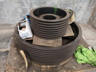 Large 185kw Industrial Electric Induction Motor w/ Accessories