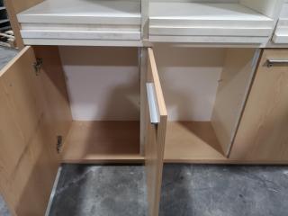 Large Office Bookshelf Cabinet Unit