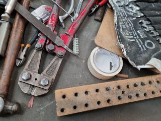 Assorted Lot of Hand Tools, Accessories, & More