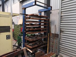 Heavy Steel Workshop Material Storage Rack Shelving Unit