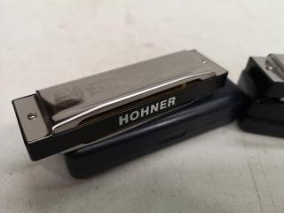 7x Assorted Harmonicas