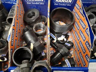 Assorted Pipe Couplings, Connectors, Fittings