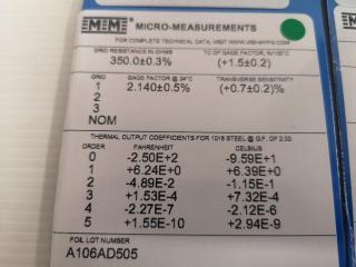 Micro Measurements Strain Gauge Chips Type 125AC, Bulk Lot