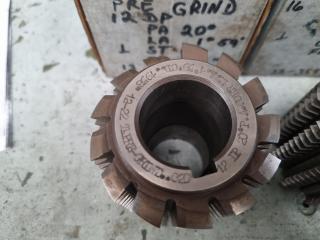 4 x Gear Hobber Cutters