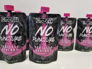 8x 140ml Muc-Off No Puncture Tubeless Sealant