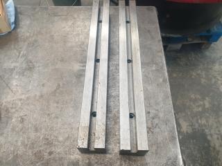 Pair of Matched Machine Bed Parallels
