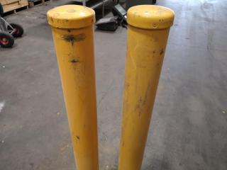 Pair of Heavy Duty Industrial Safety Bollards