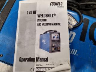 Cigweld Weldskill Inverter Arc Welder Mavhine 170HF