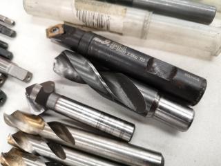 Assorted Mill Cutters, Tappers, Drill Bits