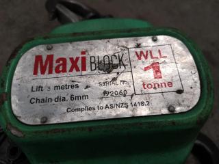 MaxiBlock 1-Ton Capacity Chain Hoist