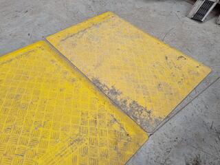 5x Reinforced Plastic Trench Safety Covers