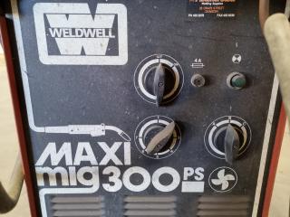 Weldwell Maxi Mig 300PS Welder w/ Maxi Mig WD Unit